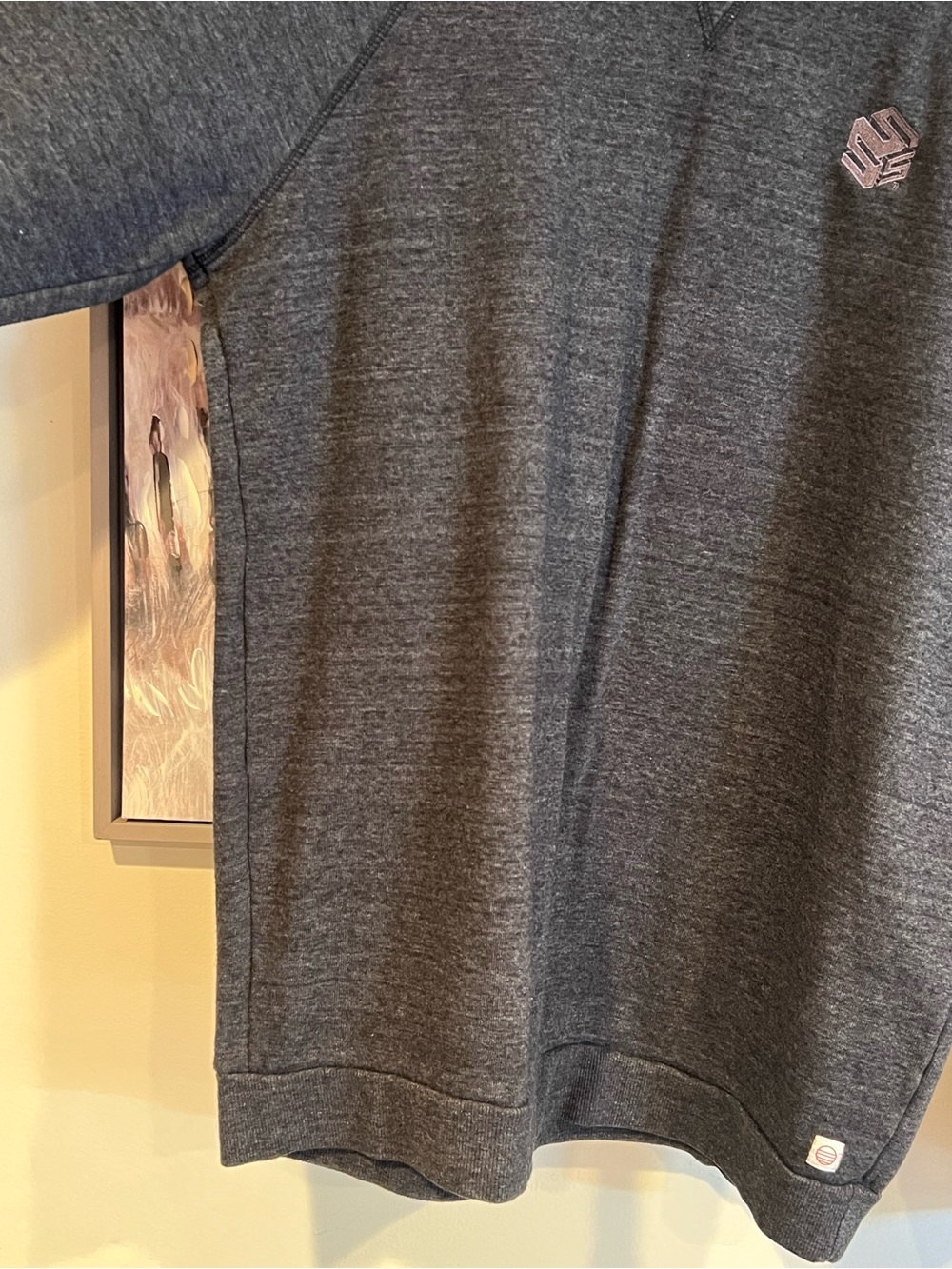 Marine Layer Men’s Sweatshirt XL Crew Neck Pullover Fleece Soft Cozy Casual Gray - Picture 7 of 11